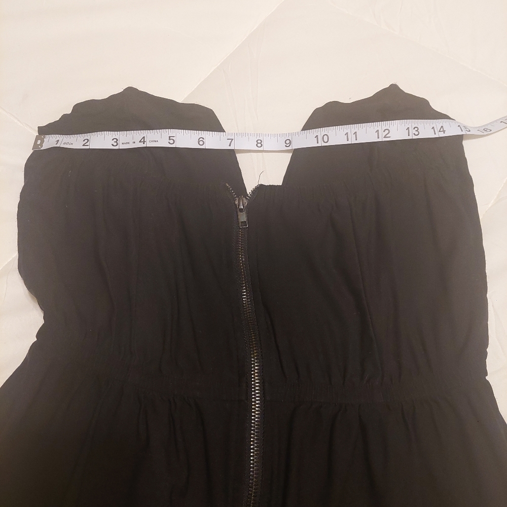 Strapless Jumpsuit, Deep V Neck, Stretchy - Picture 13 of 15